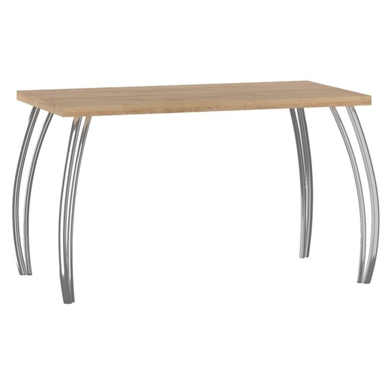 Stół ST(B)-FX 67x128 II Dąb Złoty Craft/Chrom