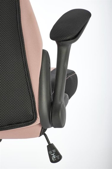 Fotel Gabinetowy BLOOM Czarny/Różowy