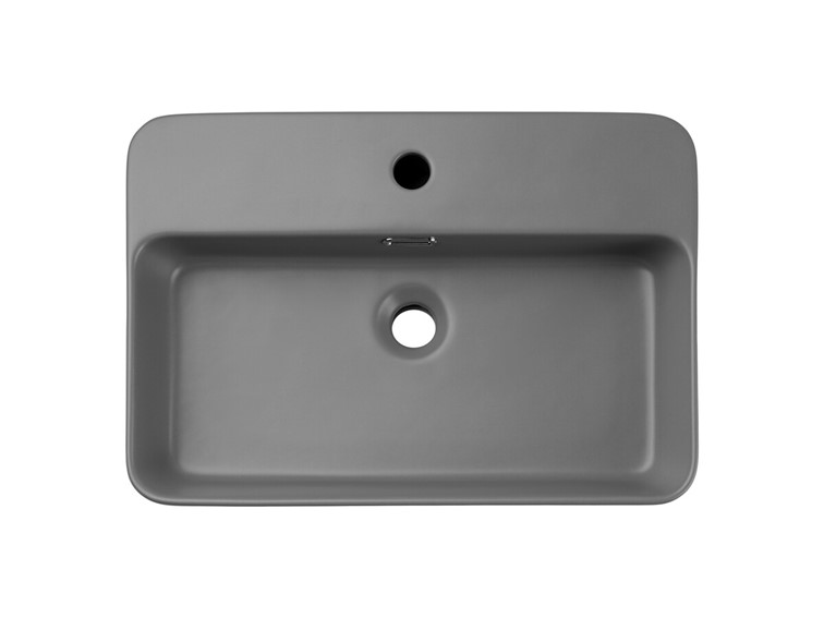 Umywalka Nablatowa TRUST Jasny Szary