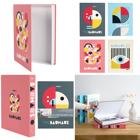 Pudełko Książka BAUHAUS Biały