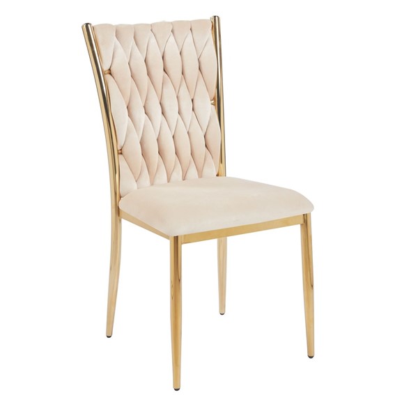 Krzesło Velvet K37-FX (G) Beżowy