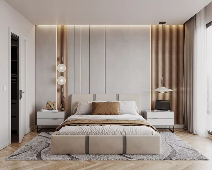 Łóżko Tapicerowane FUSION 140x200