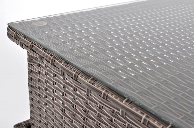 Podnoszony Stolik Ogrodowy MALAGA Brązowy