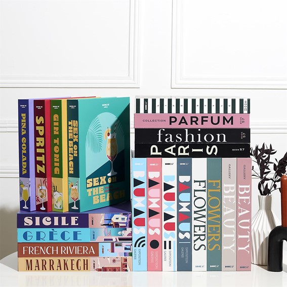 Pudełko Książka GIN TONIC Żółty