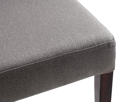 Krzesło Wilton Chair 98 46x45x96 Popielaty/Orzech