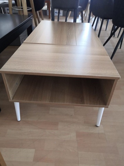 Ława ARRAS Dąb/Biały