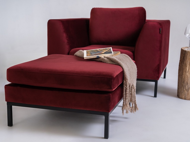 Puf AMBIENT -  figa(rv59), czarny