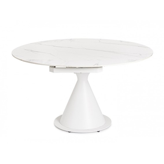 Stół Ogrodowy JONNI Rozkładany 85-135 Biały