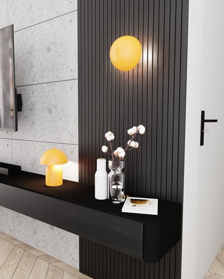 Lampa Stołowa MUSH LN2 Pomarańczowy