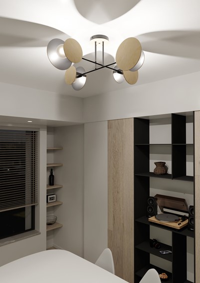 Lampa Sufitowa ZITA 4 Czarny