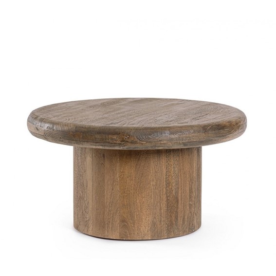 Stolik Kawowy LOPEZ fi75 Brązowy