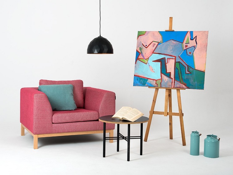 Lampa wisząca LEONARD M – miedziano-czarny