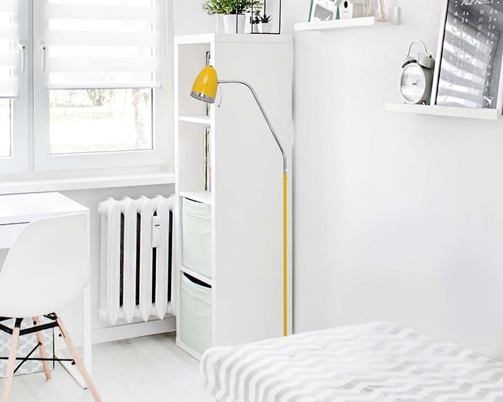 Lampa Podłogowa KAJTEK I K-MT-201 Żółty