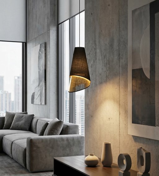 Lampa Wisząca MODA 1 Czarny/Złoty