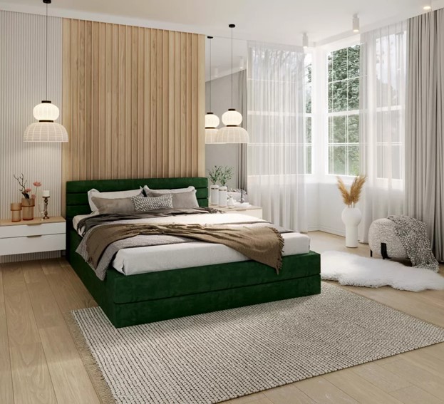 Łóżko Tapicerowane VIRGINIA 140x200