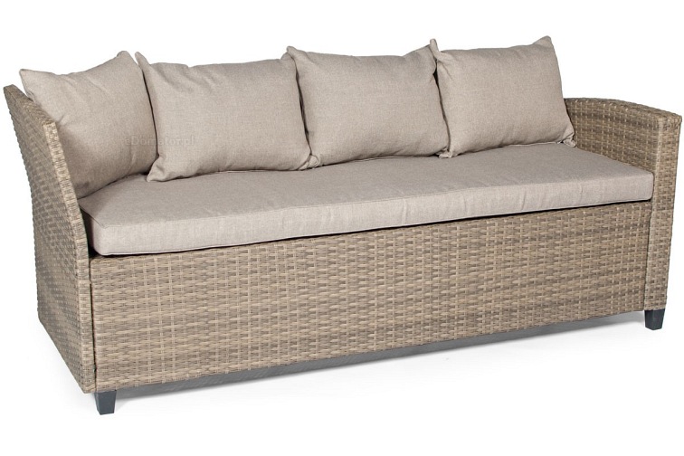 Narożnik Ogrodowy Sztokholm 6-Osobowy Cappuccino