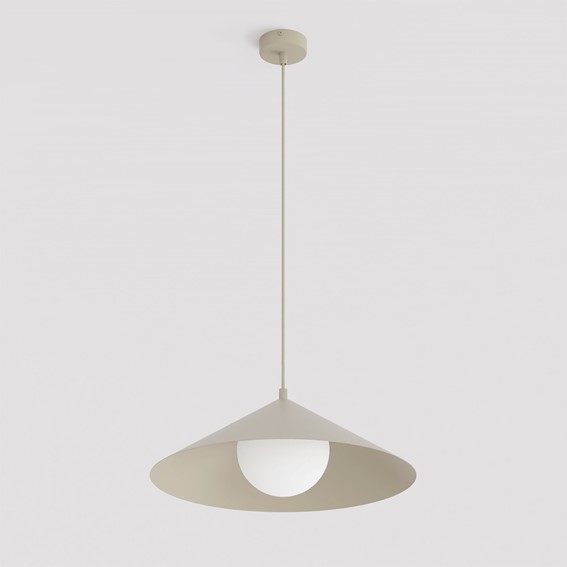 Lampa Wisząca MONO 1M Beżowy/Opal