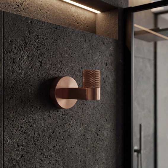 Wieszak Łazienkowy 39104 ORI Miedź Szczotkowany