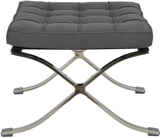 Podnóżek BA1 Tkanina Antracyt