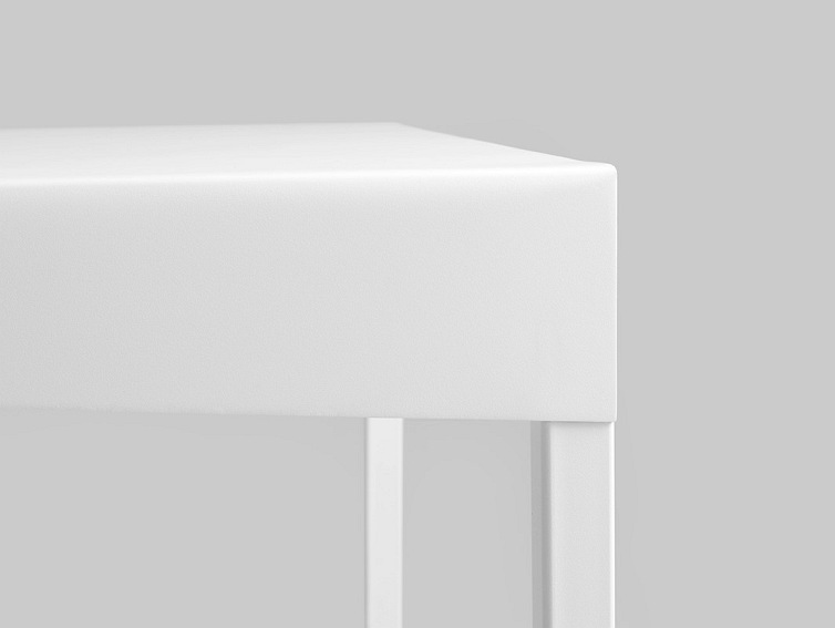 Stół Kawowy Obroos Coffee Metal 80x80 Biały