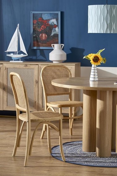 Stół Okrągły ELEFANTE fi120 Dąb Naturalny