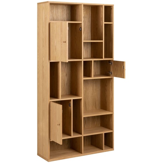 Regał RANGOON Szeroki Dąb