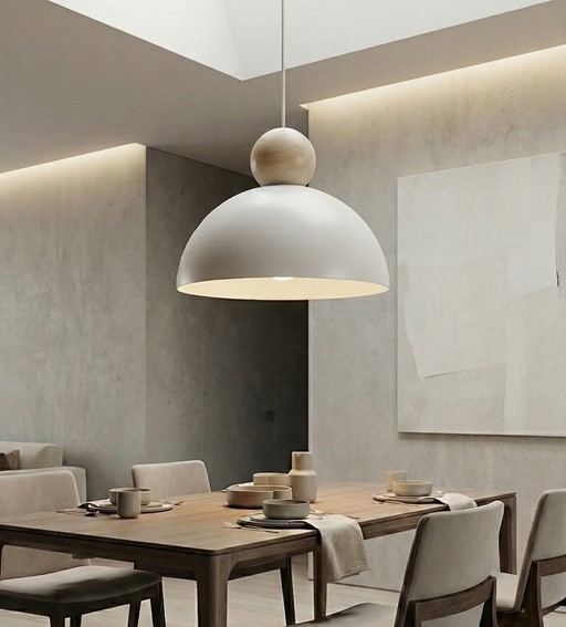 Lampa Wisząca KAKI 1M Biały