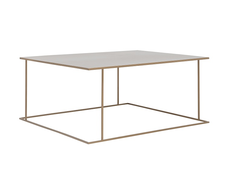 Stół Kawowy Walt Metal 100x100 Złoty