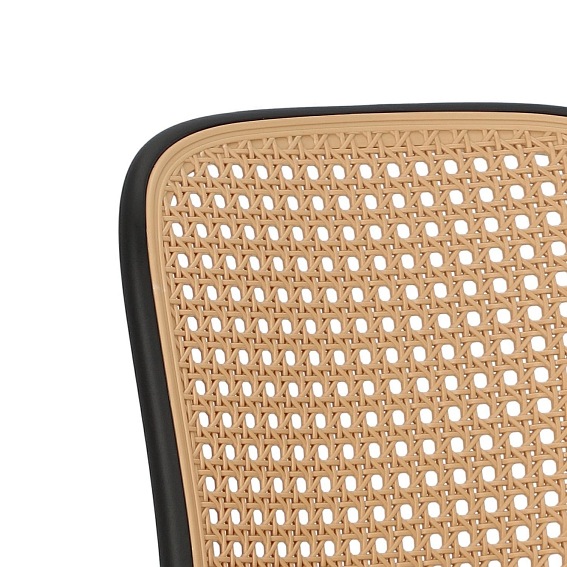 Krzesło ANTONIO Czarny/Brązowy