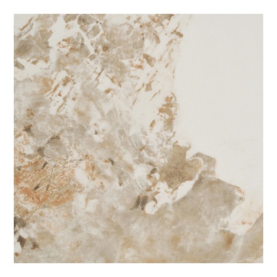 Stolik Kawowy ATHENS fi80 Brązowy/Biały