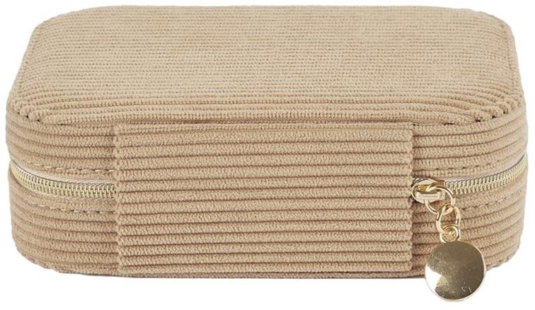 Szkatułka Sztruksowa VELOUR Brązowy