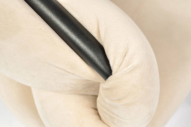 Krzesło BALLOON Czarny/Beżowy