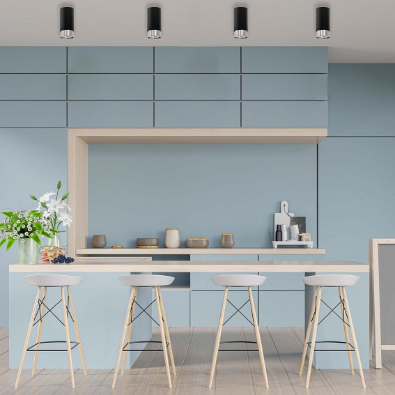 Lampa Sufitowe Hava 1P 6x13 Czarny