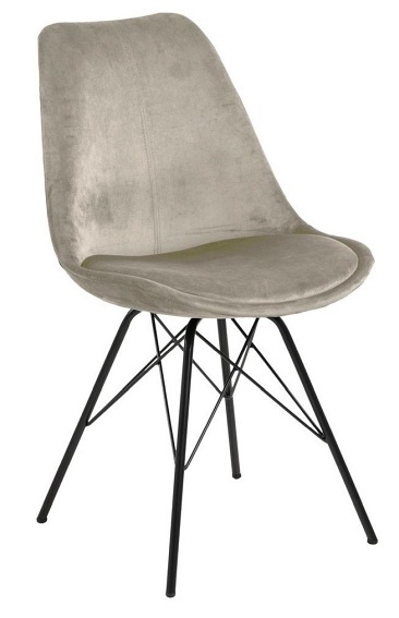 Krzesło Eris Vic 48x54x85 Beżowy/Czarny