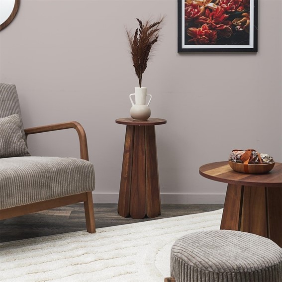 Stolik Boczny WILL Fi30cm Orzech