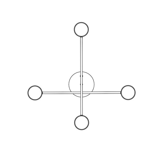 Lampa Sufitowa HALO 4 Beżowy