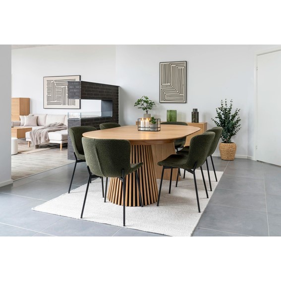 Wazon HOUSE NORDIC 30cm Zielony/Brązowy