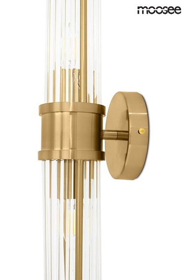 Lampa Ścienna PILAR TWIN Złoty