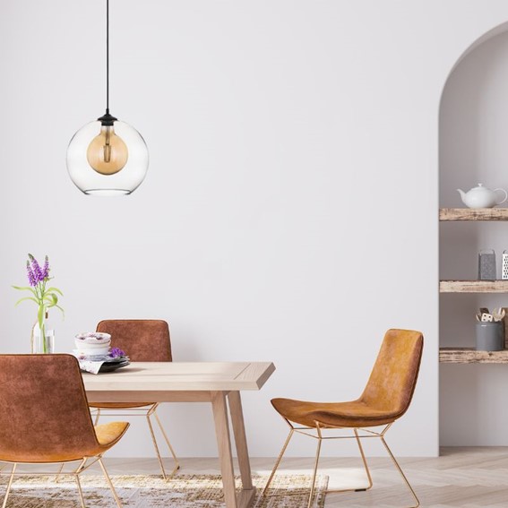 Lampa Wisząca THEA 1L Czarny