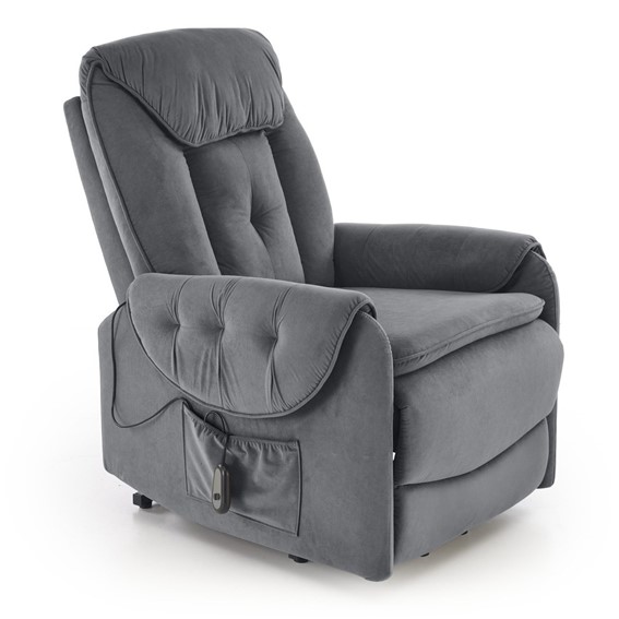 Fotel Wypoczynkowy HORTON Popielaty