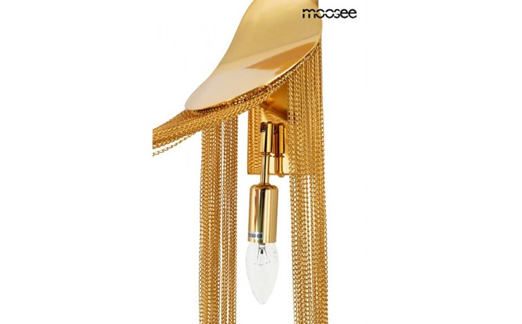 Lampa Ścienna LAMBADA Złoty