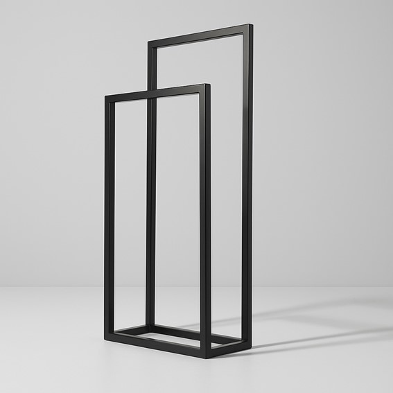 Wieszak Łazienkowy KAJA HOME KS-61 TOWEL II Czarny