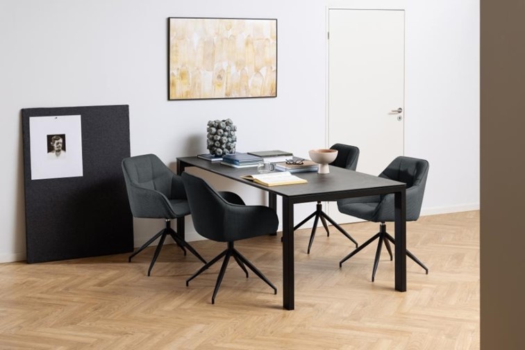 Krzesło BRENDA Szary Ciemny