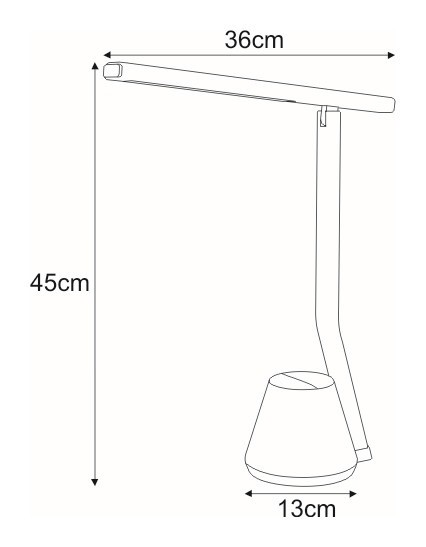 Lampa Biurkowa KIKI K-BL1066 Biały