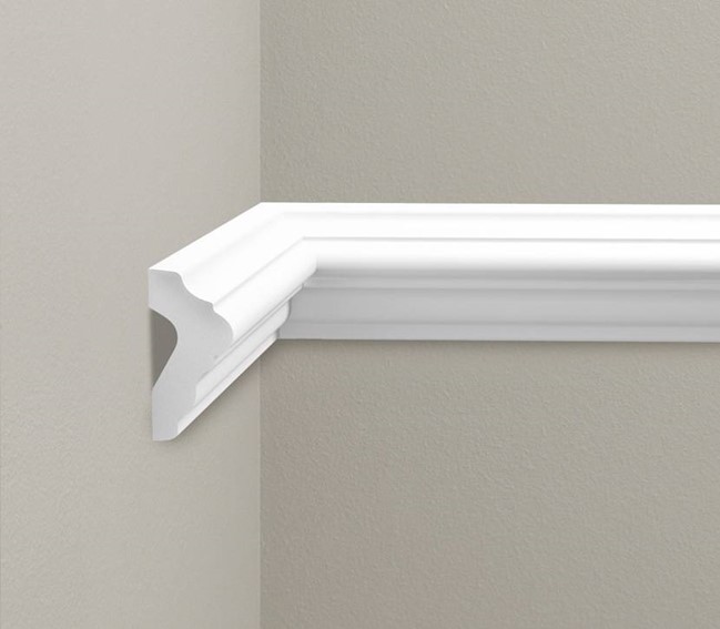 Listwa Naścienna Gładka LNG-04 240 cm Biały