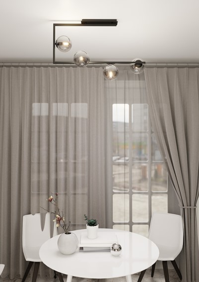 Lampa Sufitowa SOMA 4 Grafitowy