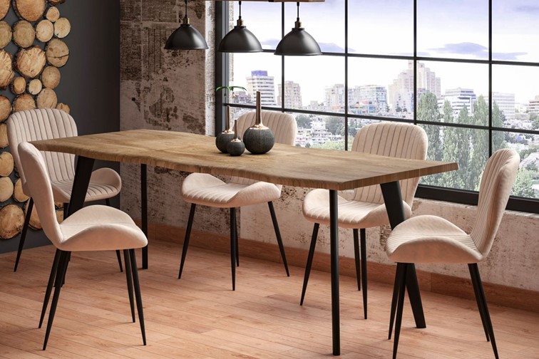 Stół Rozkładany ST13-FX (150-210)x85 Dąb Naturalny