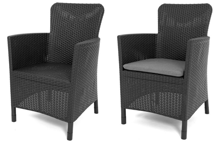 Zestaw Balkonowy Miami 2-Osobowy Grafit