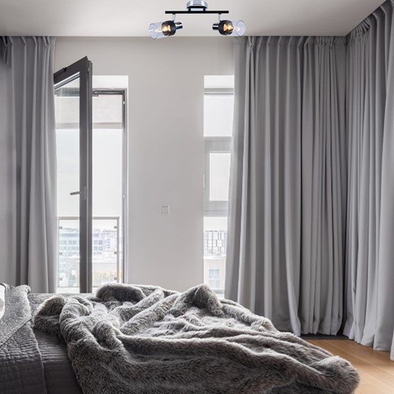 Listwa AVOLA 2 Czarny/Chrom