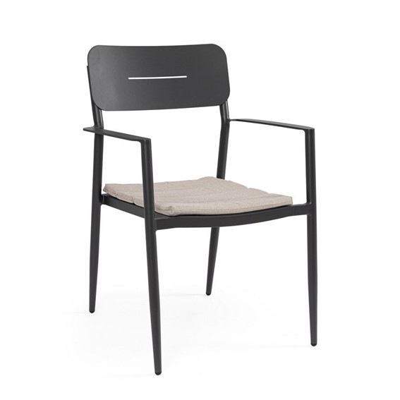 Krzesło Ogrodowe NEBULA Czarny